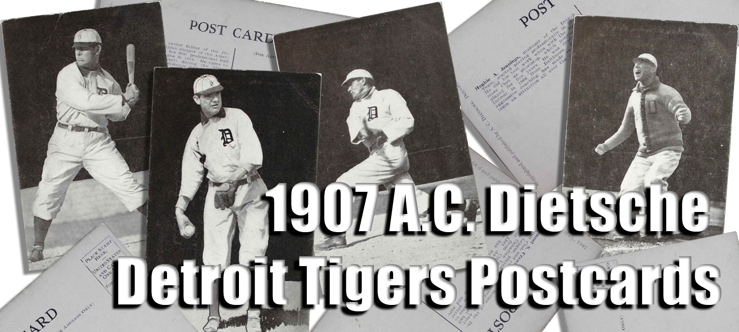 1907-09 Dietsche Detroit Tigers Postcards 